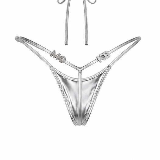 Silver Vixen Bikini Thong
